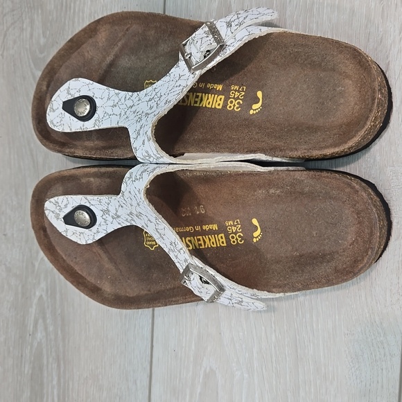 Birkenstock Women Gizeh Thong Sandals Slide Shoes Sz 38/7 Narrow - Picture 5 of 13